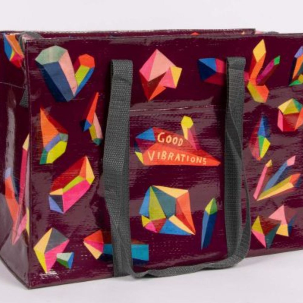 BLUE Q GOOD VIBRATIONS SHOULDER TOTE
